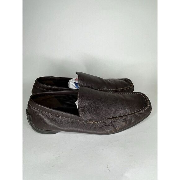 Lacoste Brown Leather Casual Comfort Driving Loafers Shoes Men Size 13M US/46EU - Picture 9 of 13